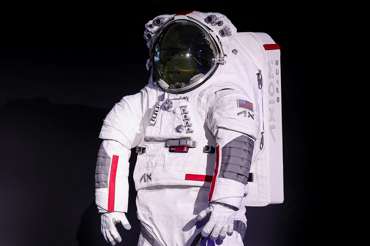 Axiom Space and Prada Debut the Revolutionary AxEMU Spacesuit for NASA